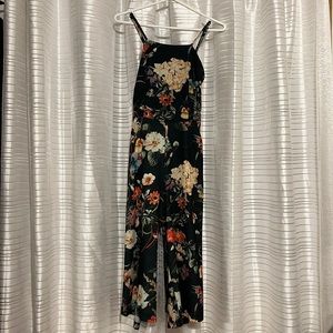 Wide-Leg Capri Jumpsuit